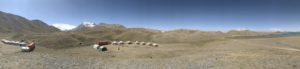 Panorama around the yurt camp