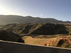 Vue au bord de la route