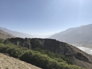 Vue depuis les hauteurs de Yamchun